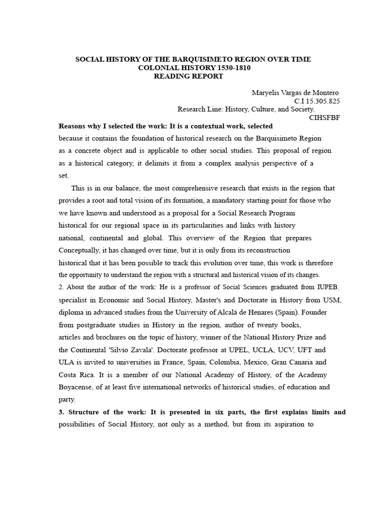 Reading Report Reinaldo Rojas | PDF | Analysis | Methodology