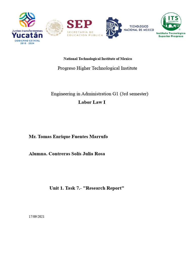 Functions of Labor Authorities in Mexico | PDF | Labour Economics ...
