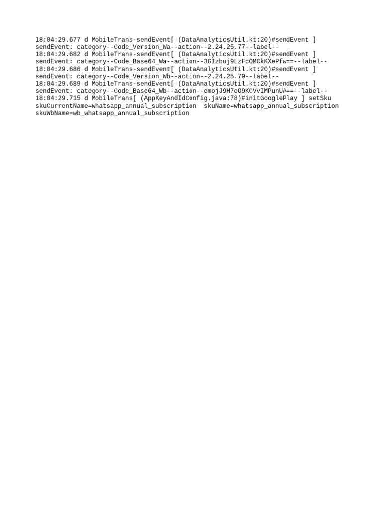 MobileTrans Event Log Analysis | PDF