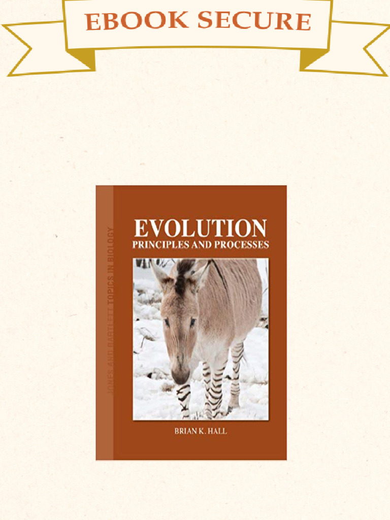 (Ebook PDF) Evolution: Principles and Processes (Jones and Bartlett ...