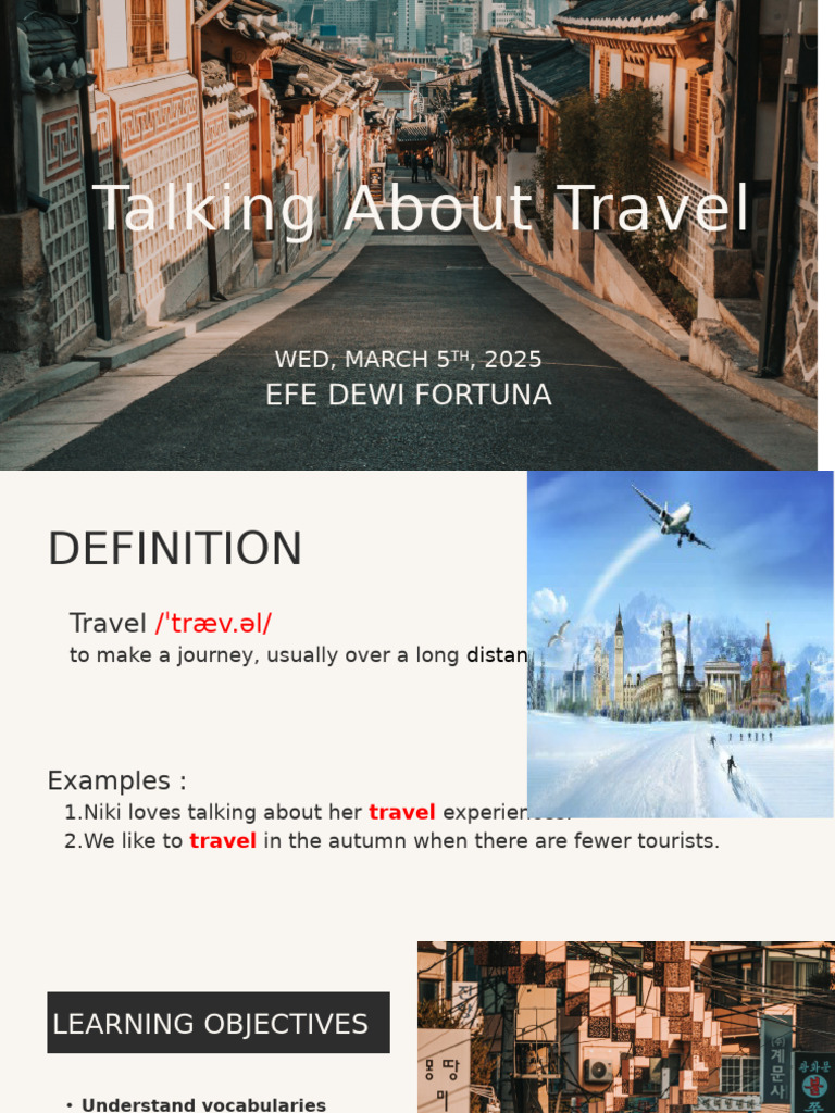 Travel Vocabulary and Listening Skills | PDF | Human Communication