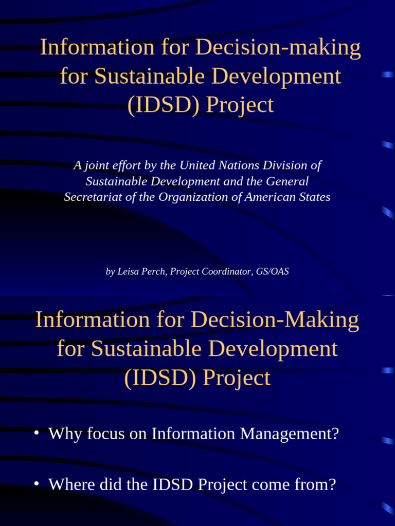 IDSD Project: Enhancing Info Management | PDF
