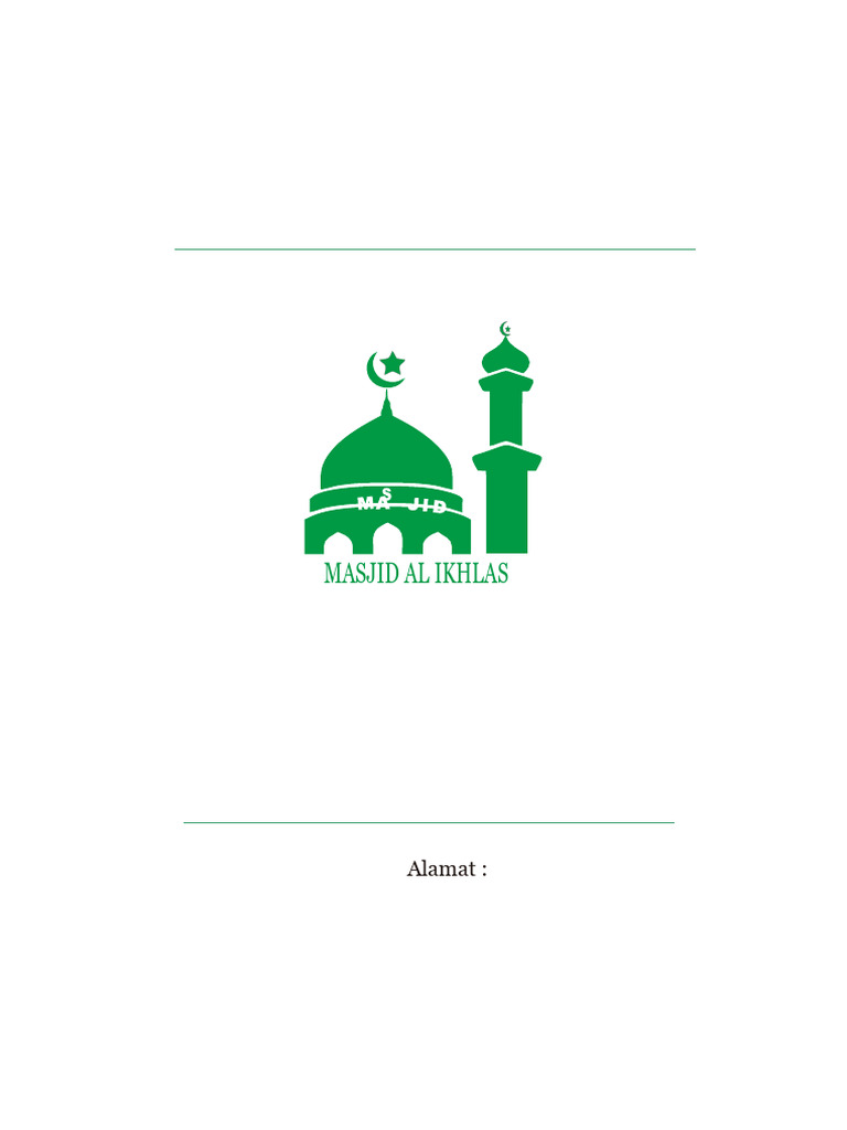 Proposal Pembangunan Masjid Al Ikhlas | PDF