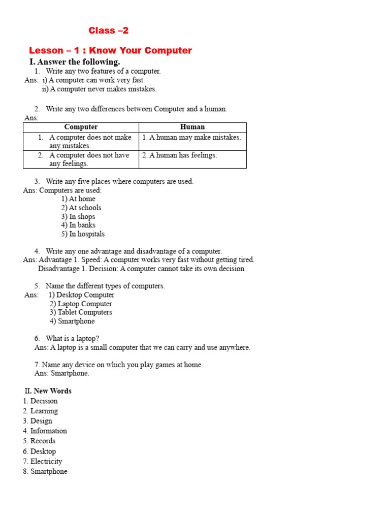 CLASS 2 COMPUTER NOTES PDF FREE DOWNLOAD IN ENGLISH visual data 4