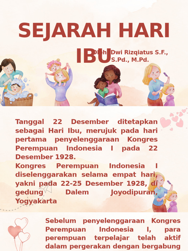 SEJARAH HARI IBU | PDF