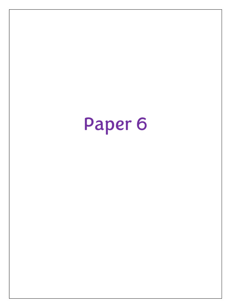 Paper 6 | PDF