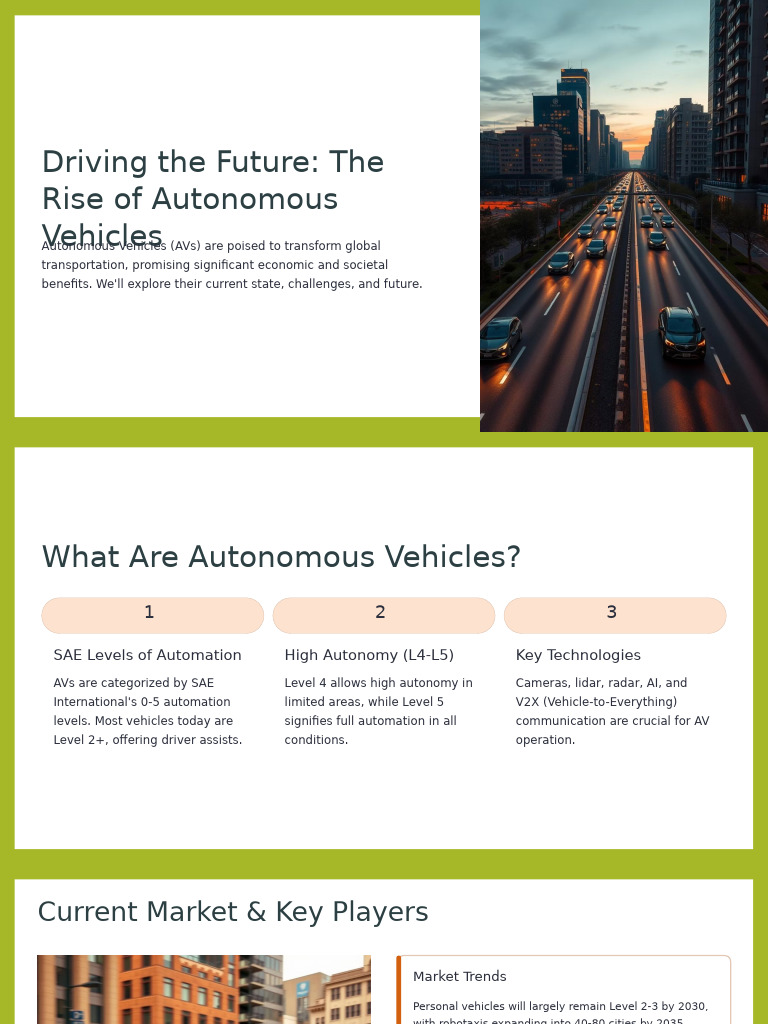 Future of Autonomous Vehicles and AI | PDF | Artificial Intelligence ...