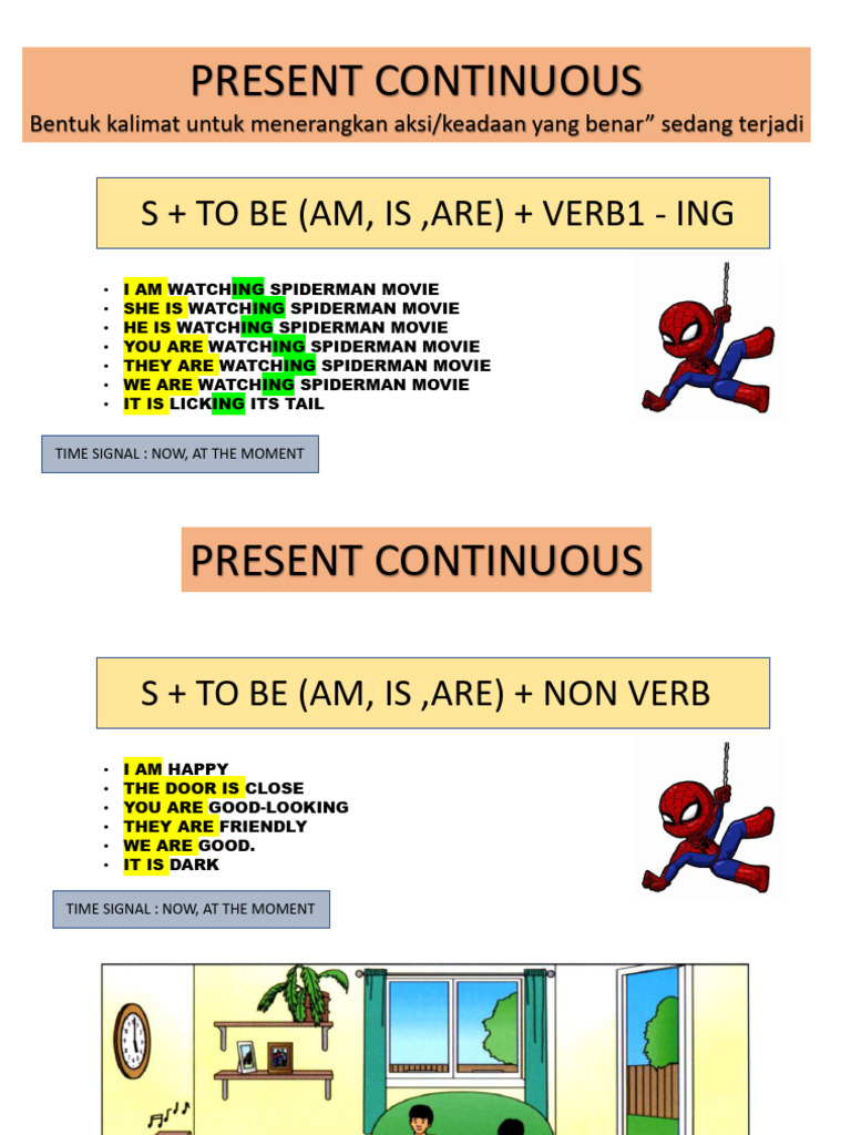 Understanding Present Continuous Tense | PDF