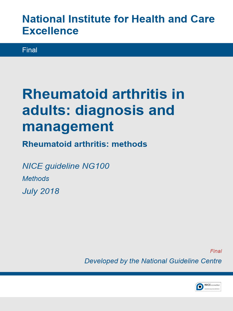 Rheumatoid Arthritis Diagnosis Methods Guide | PDF | Rheumatoid ...