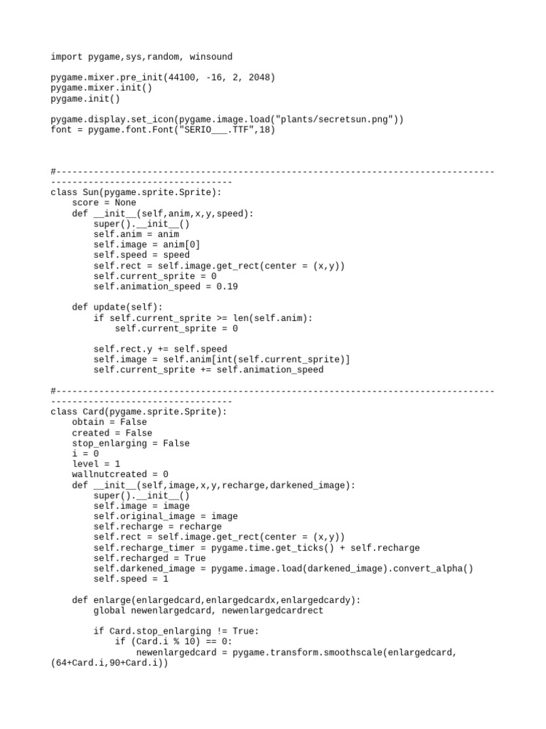 Pygame Zombie Game Code Overview | PDF | Computer Graphics | Graphics