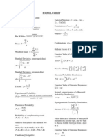 Formula Sheet MDM4U
