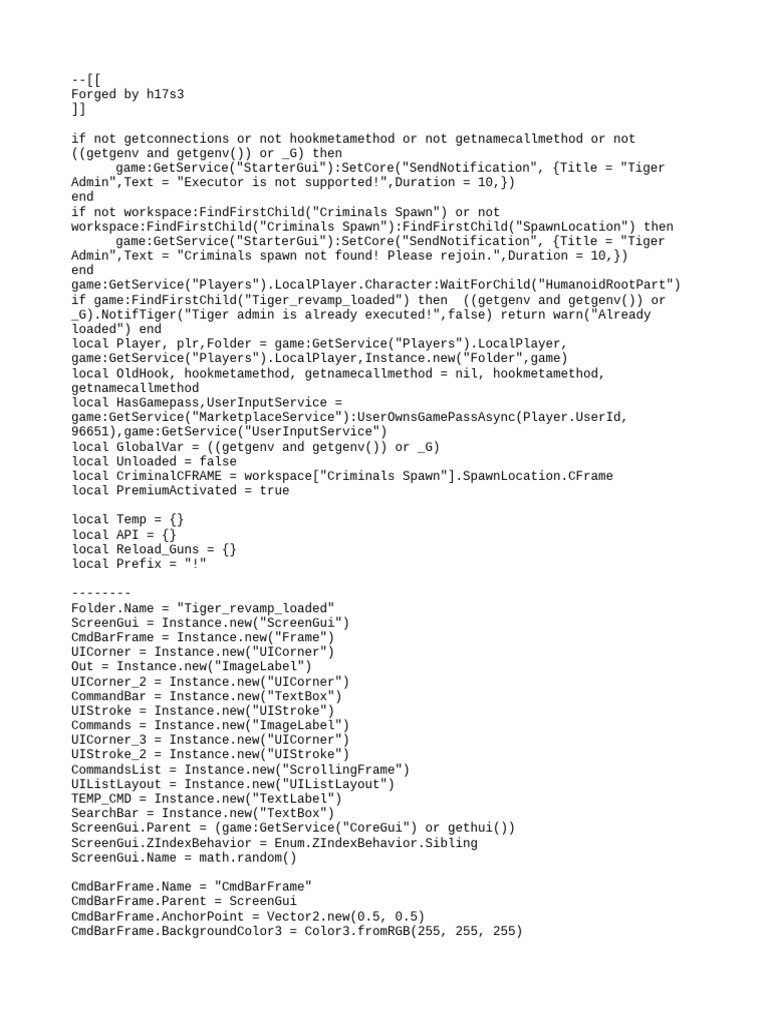 Tiger Admin Script Overview | PDF | Digital Technology | Computer ...