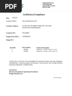 Steel Melt and Pour Certificate Template | PDF