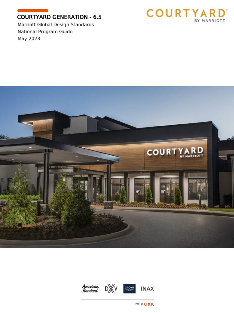 Marriott Courtyard Design Standards 2023 | PDF | Shower | Toilet