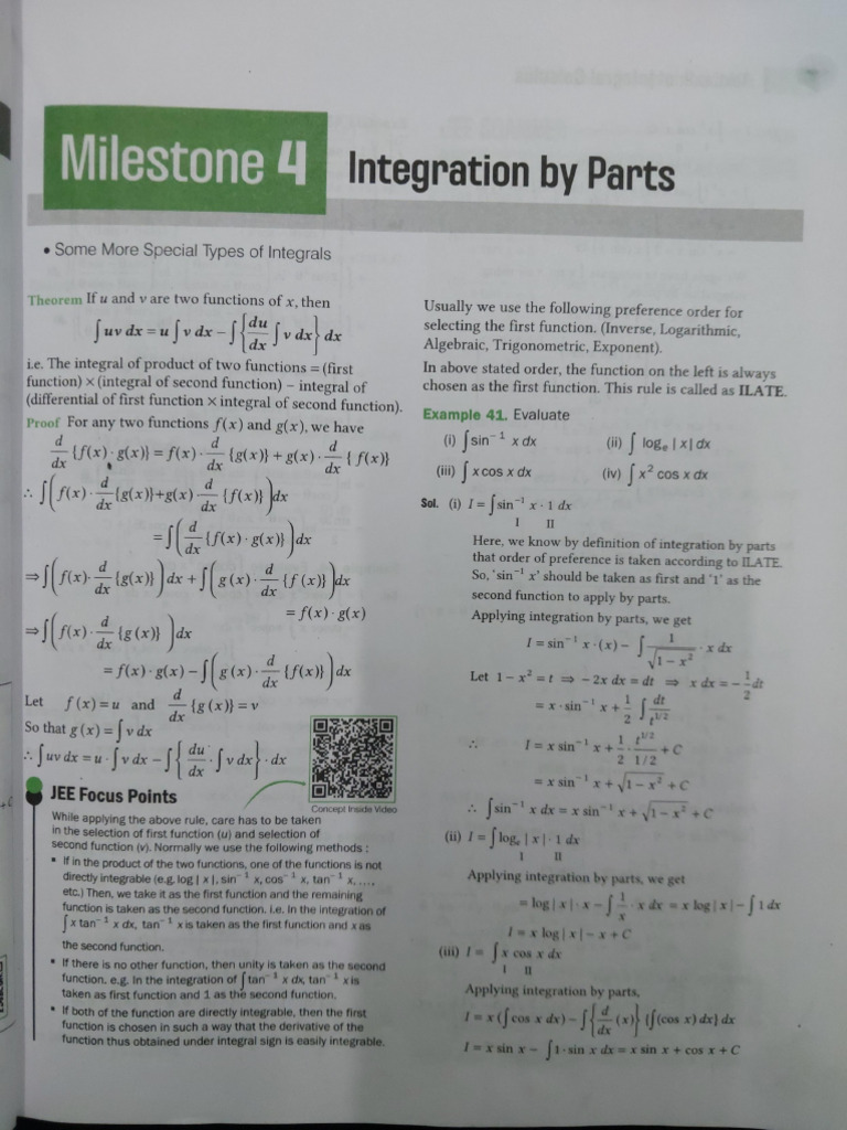 Integration by Parts Techniques | PDF | Function (Mathematics ...