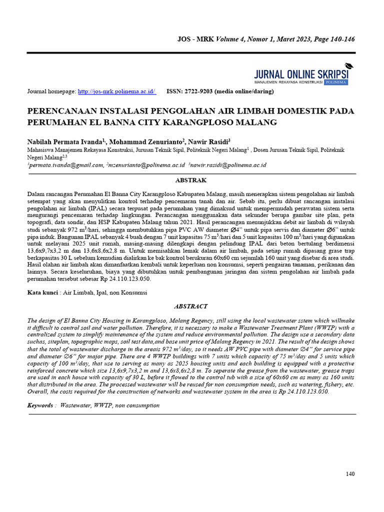 Vol 4+no 1+140-146+Nabilah+Permata+Ivanda | PDF