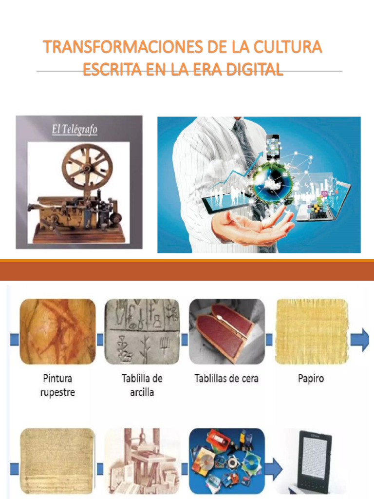Impacto de la Era Digital en la Cultura Escrita | PDF | Internet ...