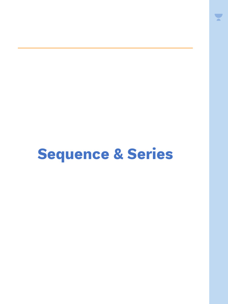Maths - Sequence - Series | PDF | Mathematical Analysis | Mathematical ...