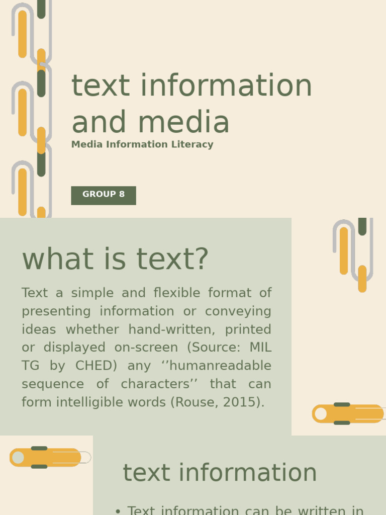 Text Information and Media | PDF | Typefaces | Writers
