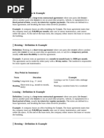 Understanding Lessor and Lessee Roles | PDF