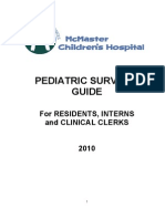 Pediatric Survival Guide: For Residents, Interns and Clinical Clerks
