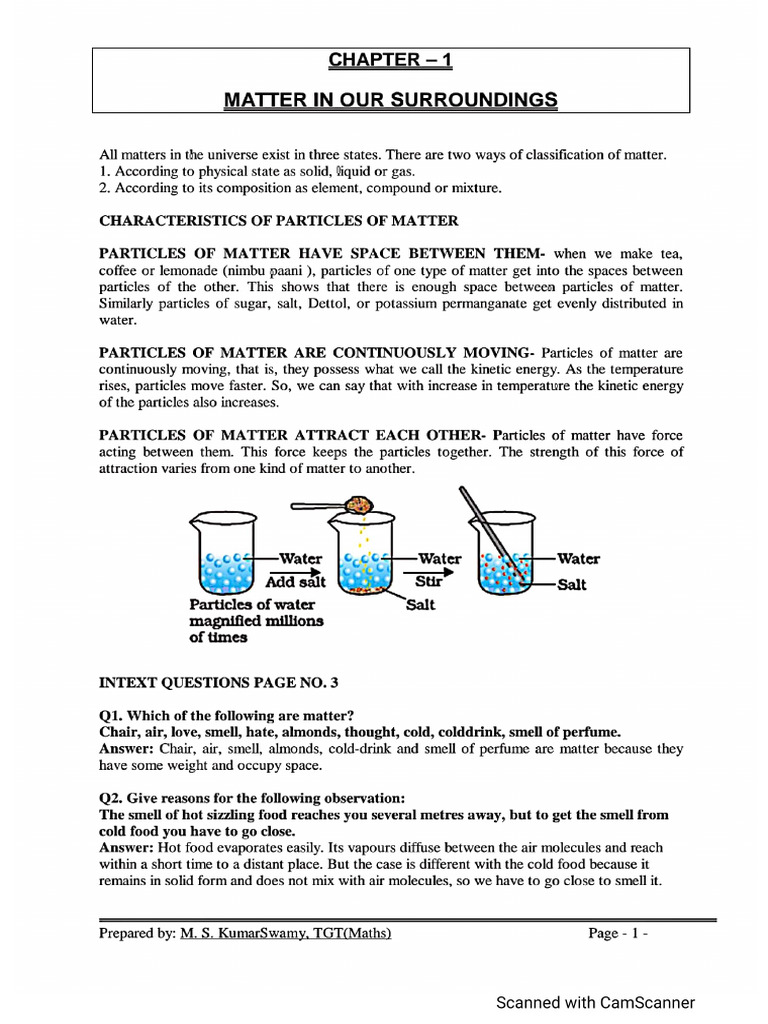 Chemistry Class 9 Pdf Pdf