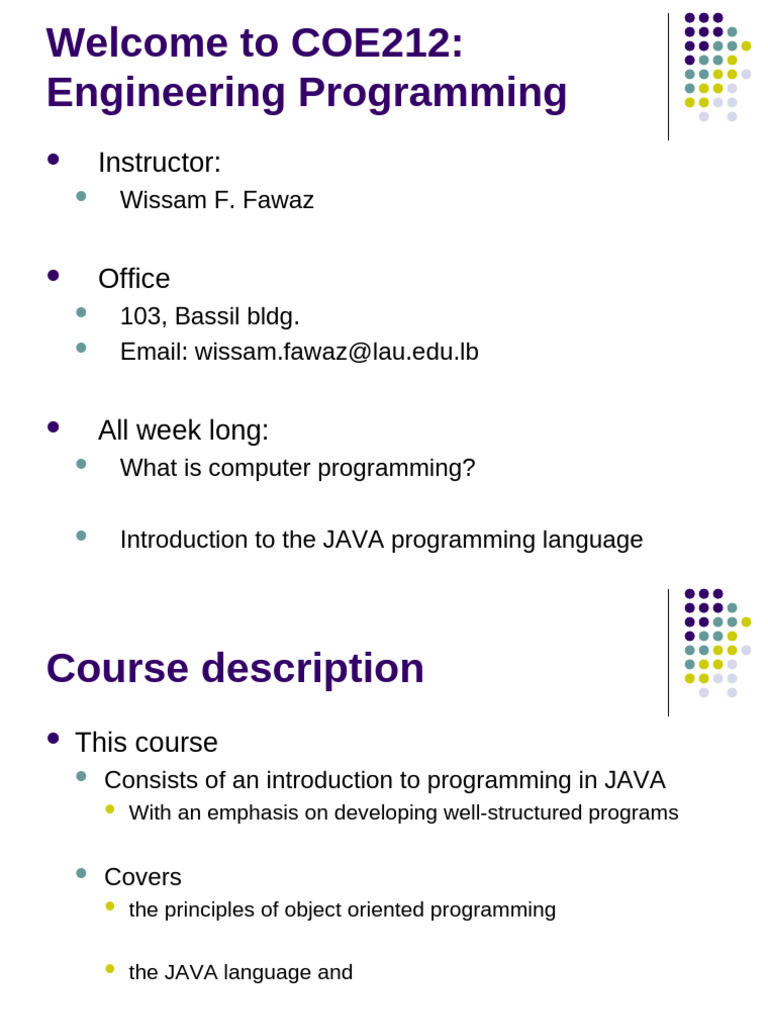 Lecture 1 | PDF