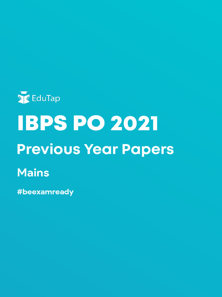 IBPS PO Mains 2021 Memory Based Paper Free | PDF | Argument | Deforestation
