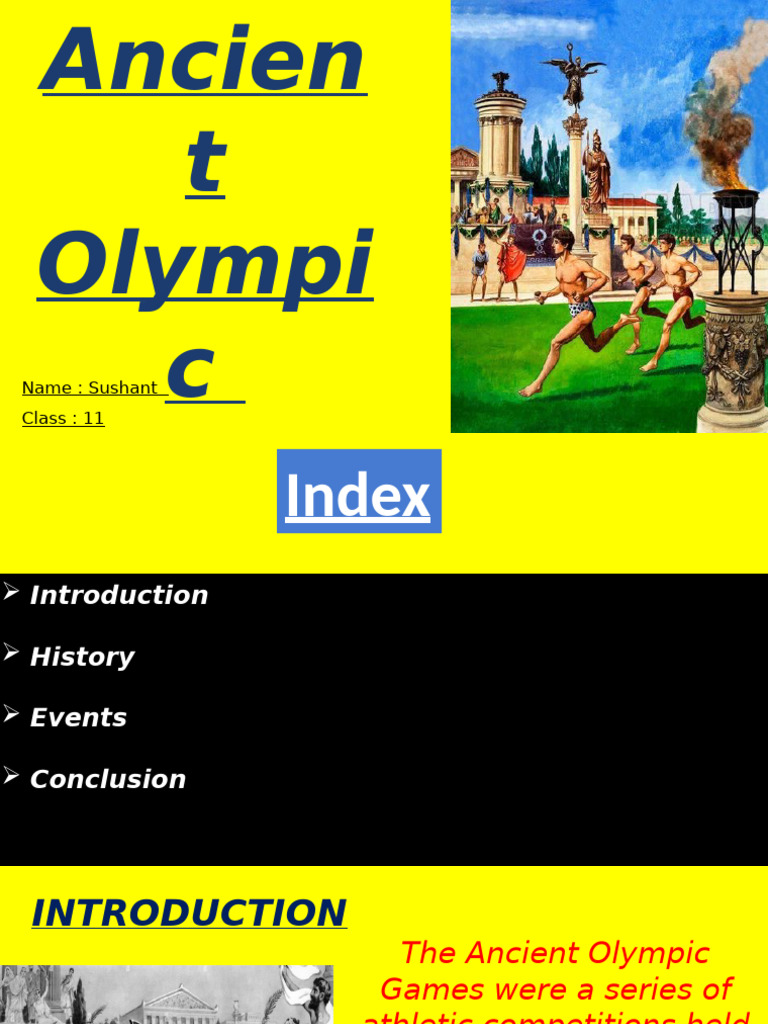 Ancient Olympic Games Pdf Olympic Games Sports