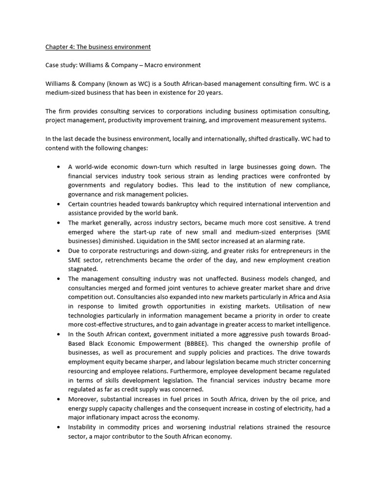 Class Activity Case Study | PDF | Employment | Economies
