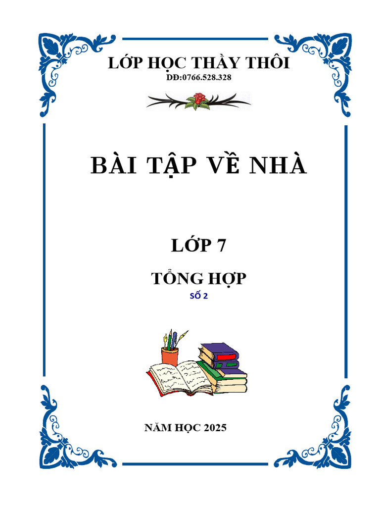 Trang Bìa Toán 7 T NG H P | PDF