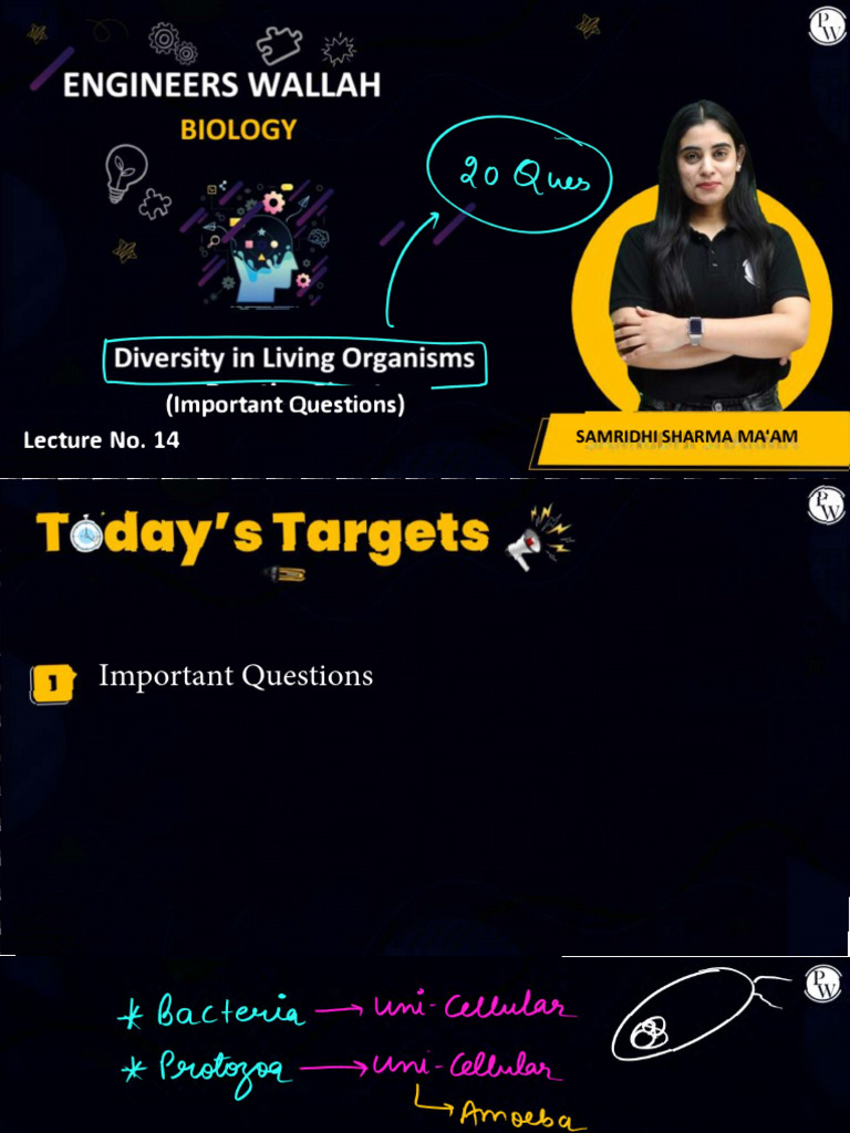 Biology 14 Class Notes (Biology) (Biology) (Biology) | PDF