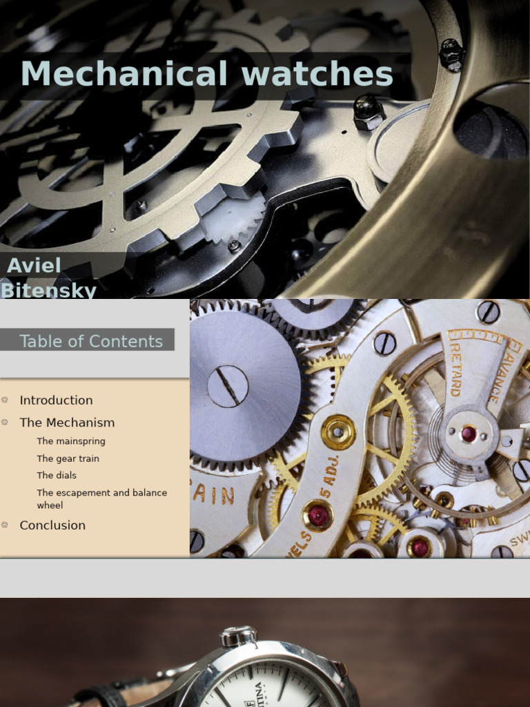 Mechanical Watches | PDF | Mechanical Engineering | Horology