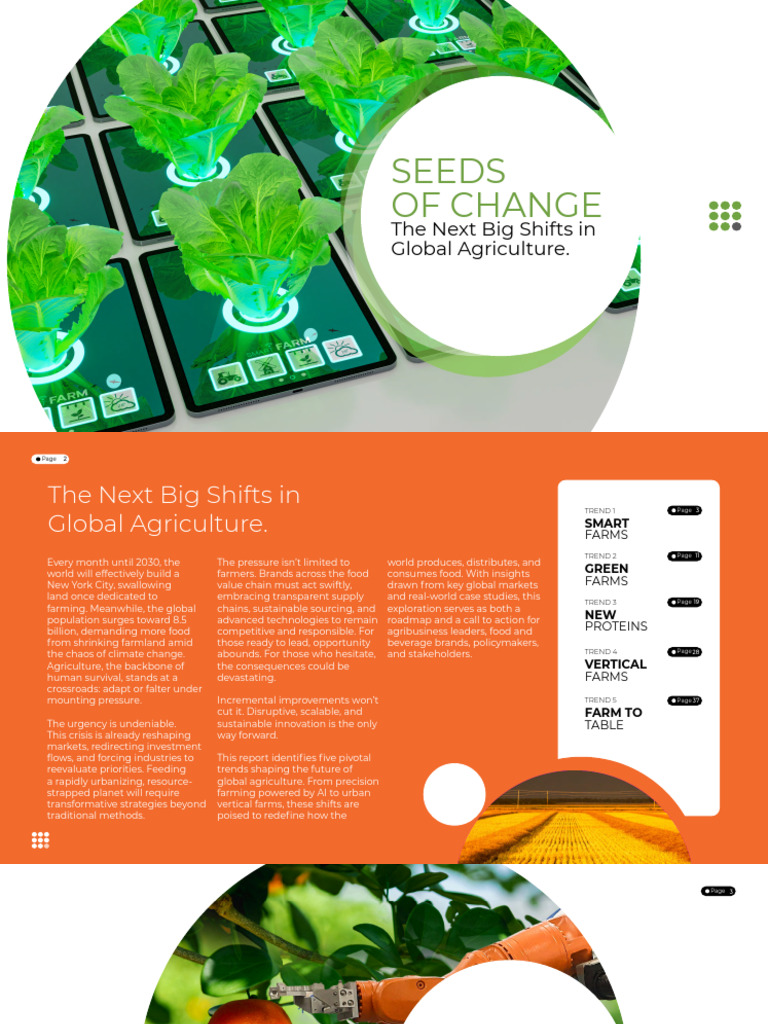 Sales Pack 47 Seeds of Change The Next Big Shifts in Global Agriculture ...