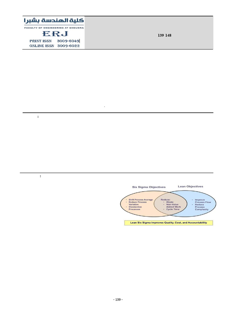 Lean Six Sigma in Manufacturing Review | PDF | Six Sigma | Systems Thinking