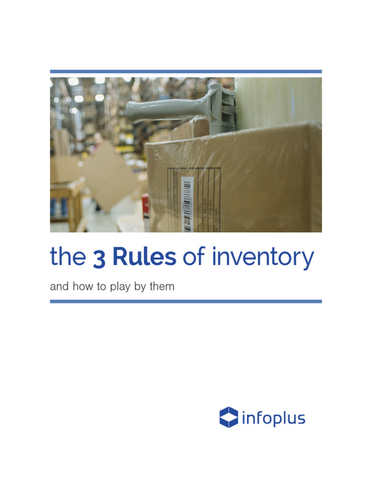 Three Rules for Effective Inventory Management | PDF | Inventory ...