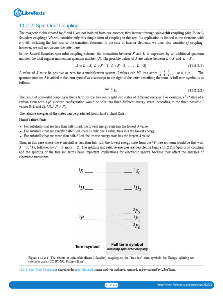 Spin-Orbit Coupling in Multielectron Atoms | PDF | Atomic Physics ...