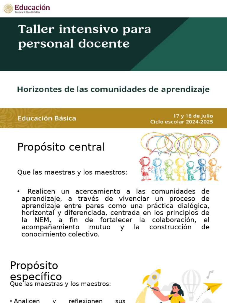 Fortalecimiento de Comunidades de Aprendizaje | PDF | Aprendizaje ...