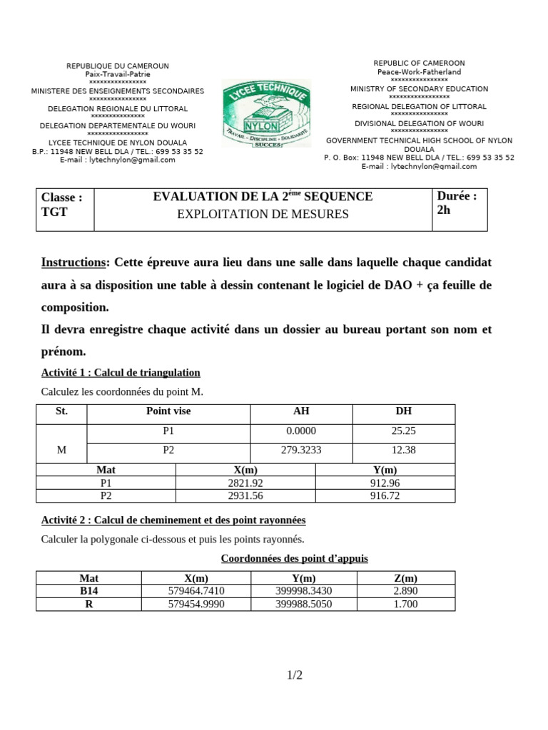 Évaluation de la triangulation TGT | PDF