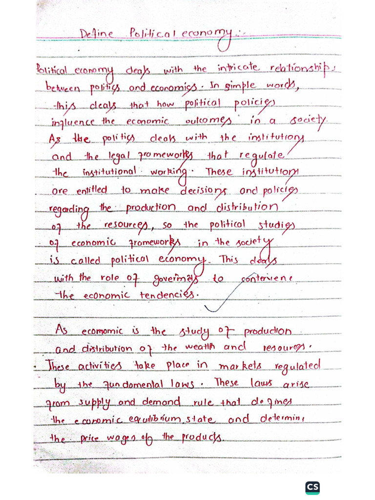 Pol Econ Notes | PDF