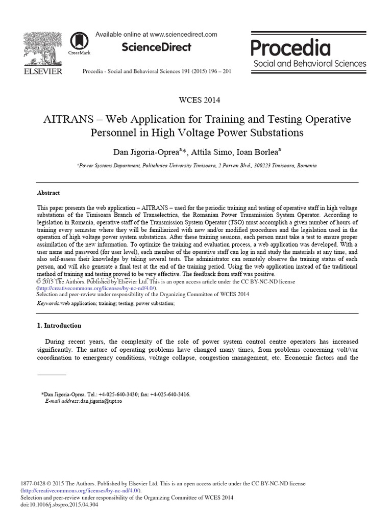 AITRANS: Web Training for Power Substations | PDF | Php | Computing