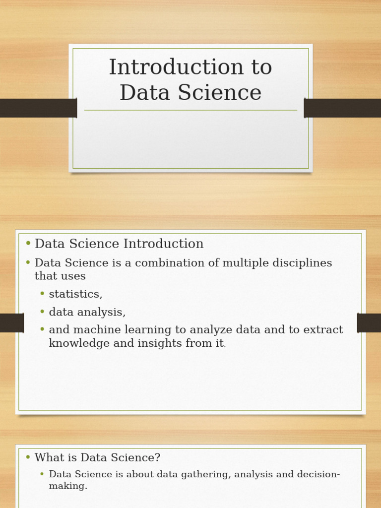 Ch01 - Introduction To Data Science | PDF | Data Science | Data