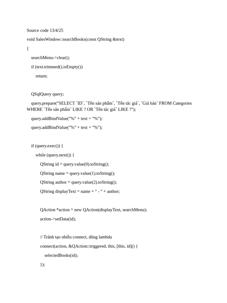 Book Search Function in C++ Code | PDF
