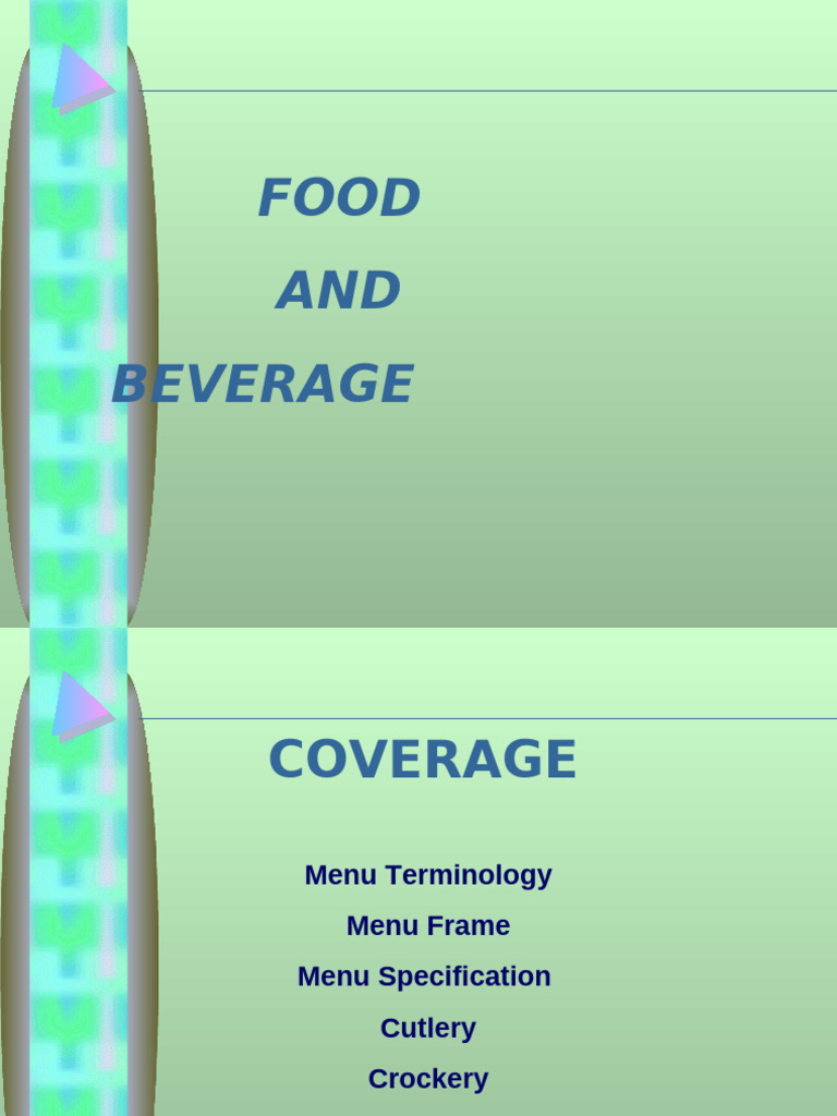 MCC Catering Menu Specifications | PDF | Meal | Lunch