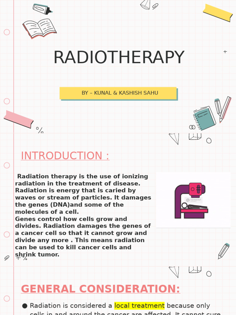 Radiotherapy Final 2 | PDF | Radiation Therapy | Cancer