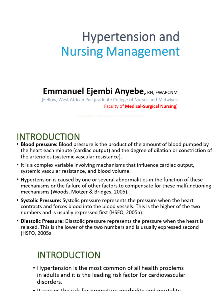 Understanding Hypertension and Its Risks | PDF | Hypertension | Blood ...