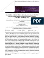 Modeling and Control of Ball and Beam System Using Model Based and Non-Model Based Control Approaches