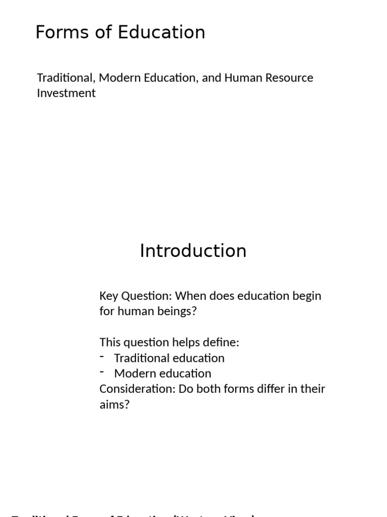 Forms of Education | PDF | Cognition | Intelligence