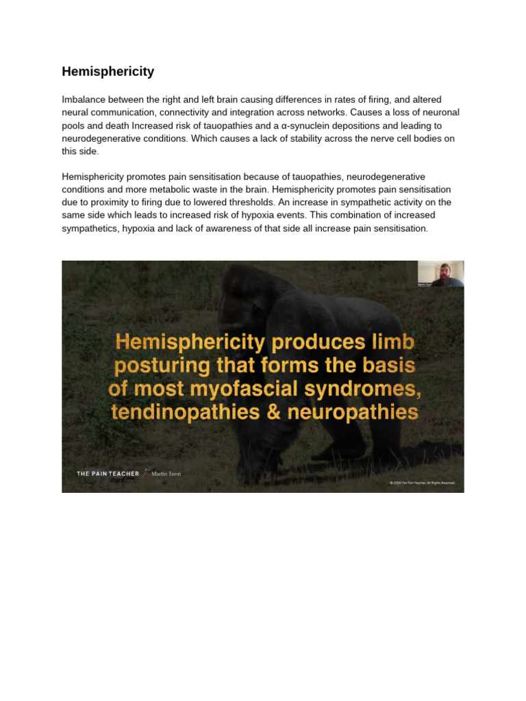 Understanding Hemisphericity Imbalance | PDF | Lateralization Of Brain ...