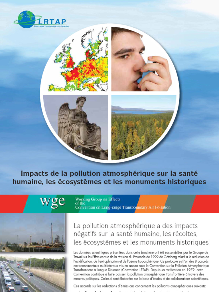 Pollution atmosphérique et santé humaine | PDF | Pollution de l'air ...